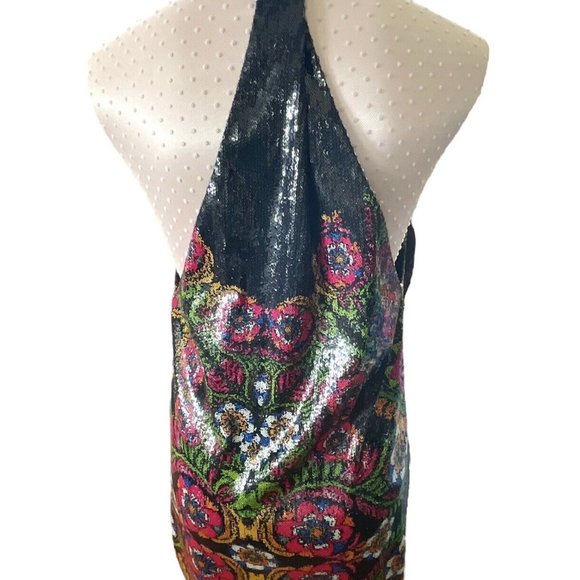 Free People Sequins Mini Dress, Tank L - Picture 3 of 3